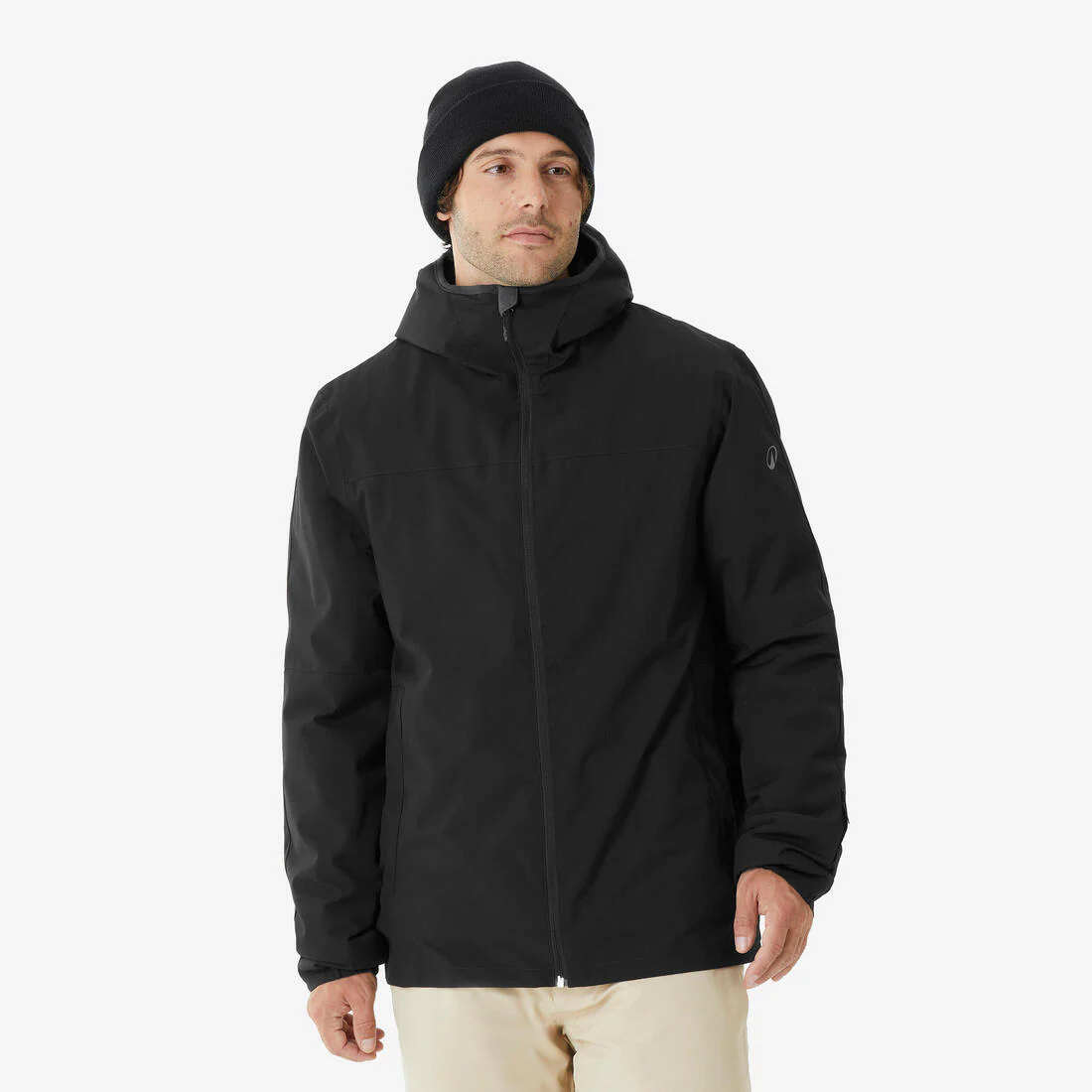 Men’s Warm and Waterproof Ski Jacket 100 - Black