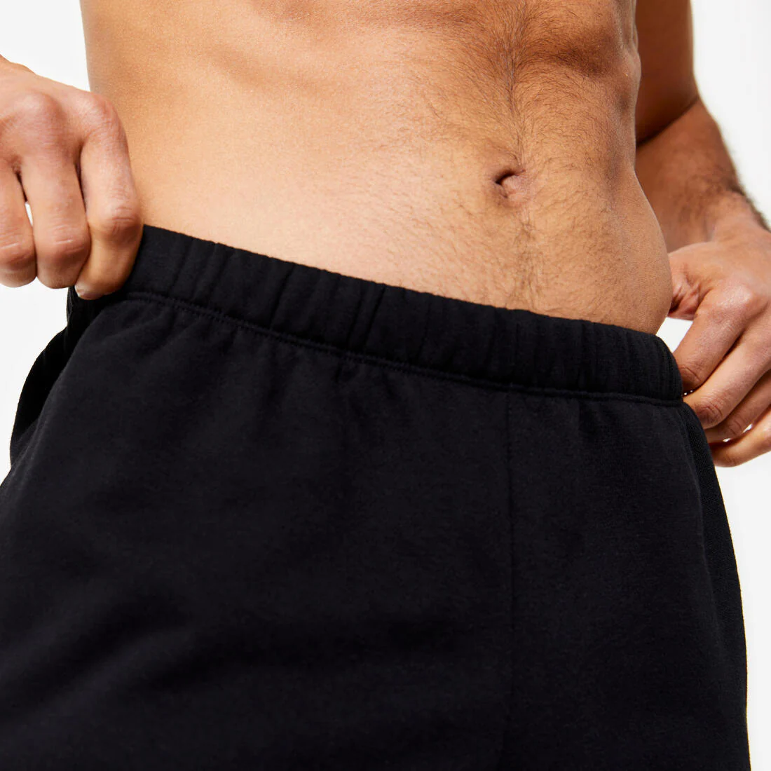Men's Warm Fitness Jogging Bottoms 100 - Black - Image 5