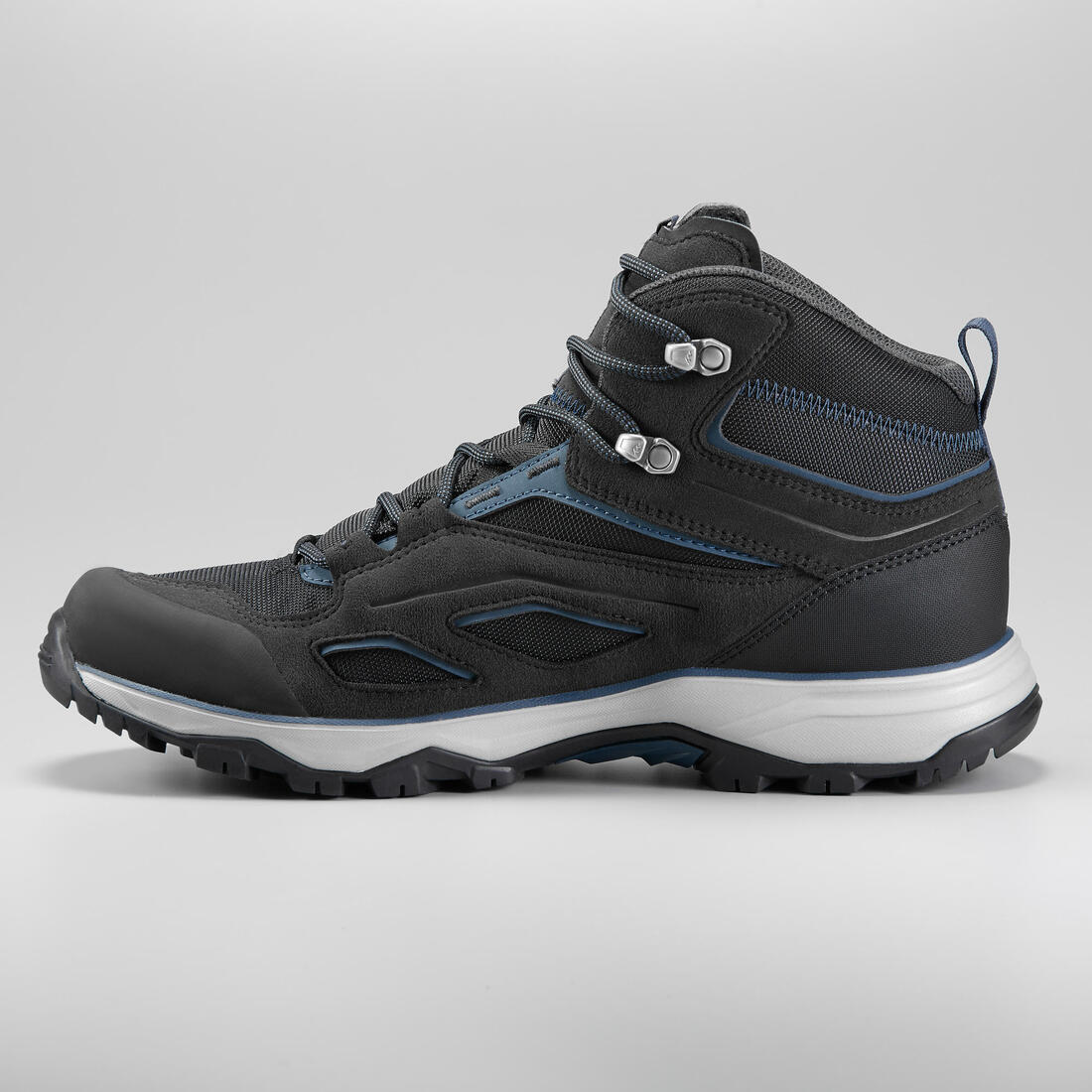 Men's Waterproof Walking Boots MH100 -Black - Image 2
