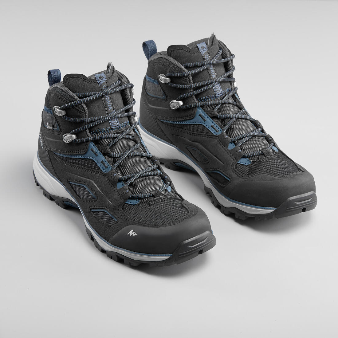 Men's Waterproof Walking Boots MH100 -Black - Image 6