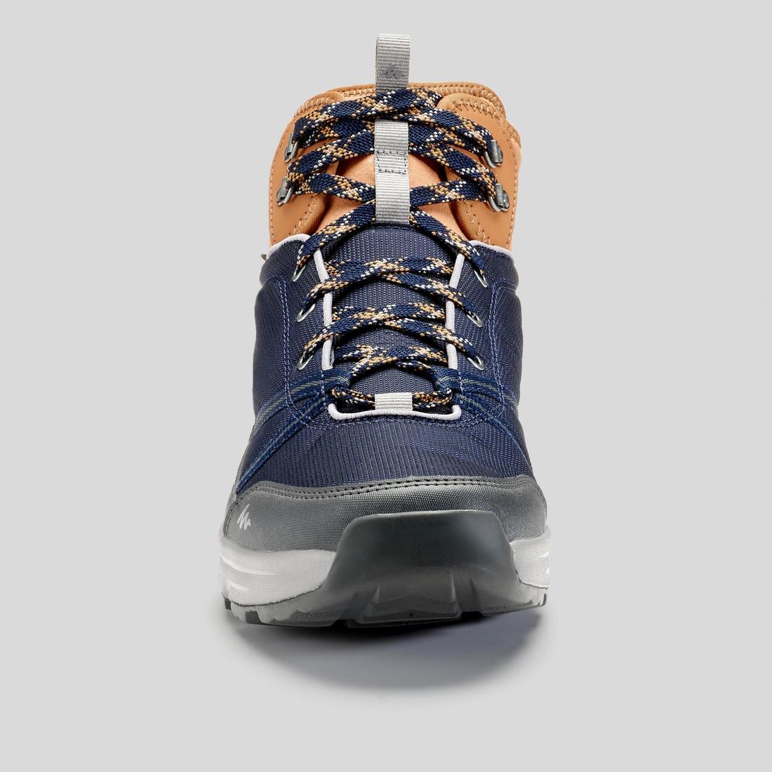 Men's Waterproof Walking Boots NH100 Blue - Image 3