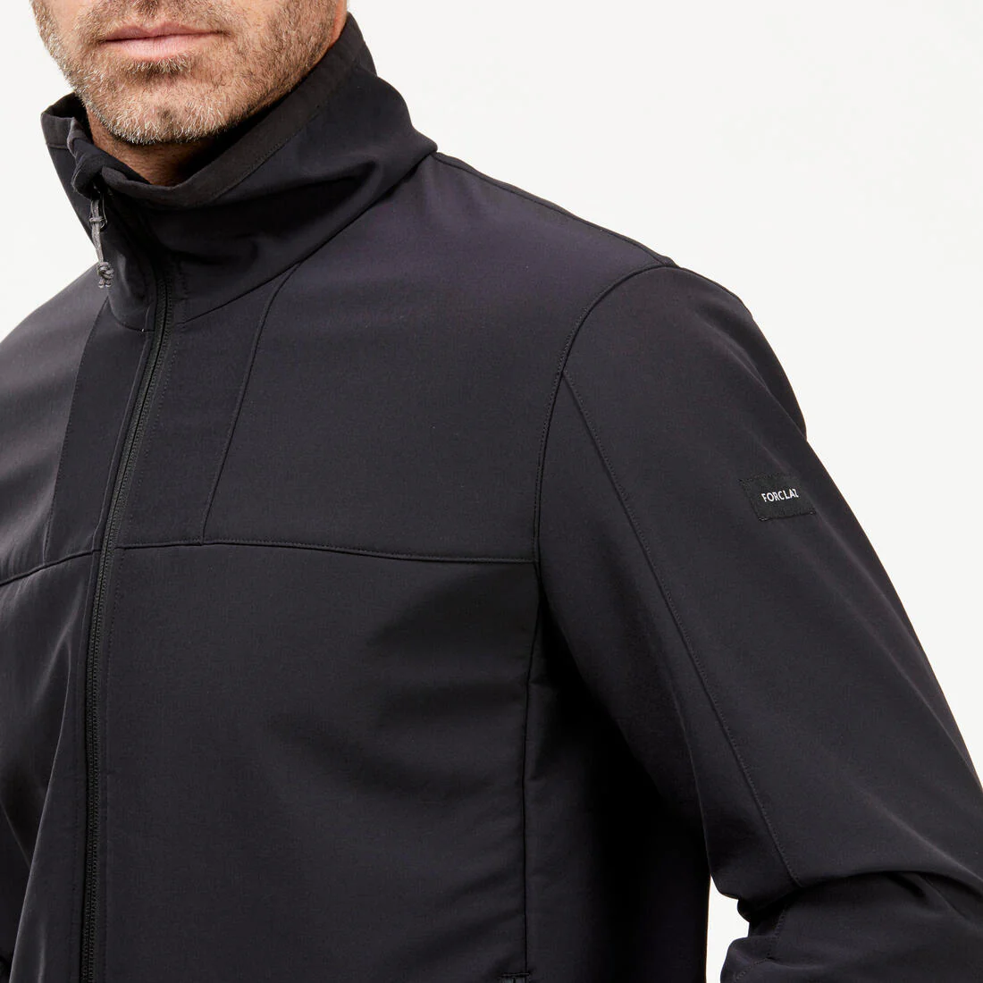 Men’s windproof softshell trekking jacket MT100 - Image 7
