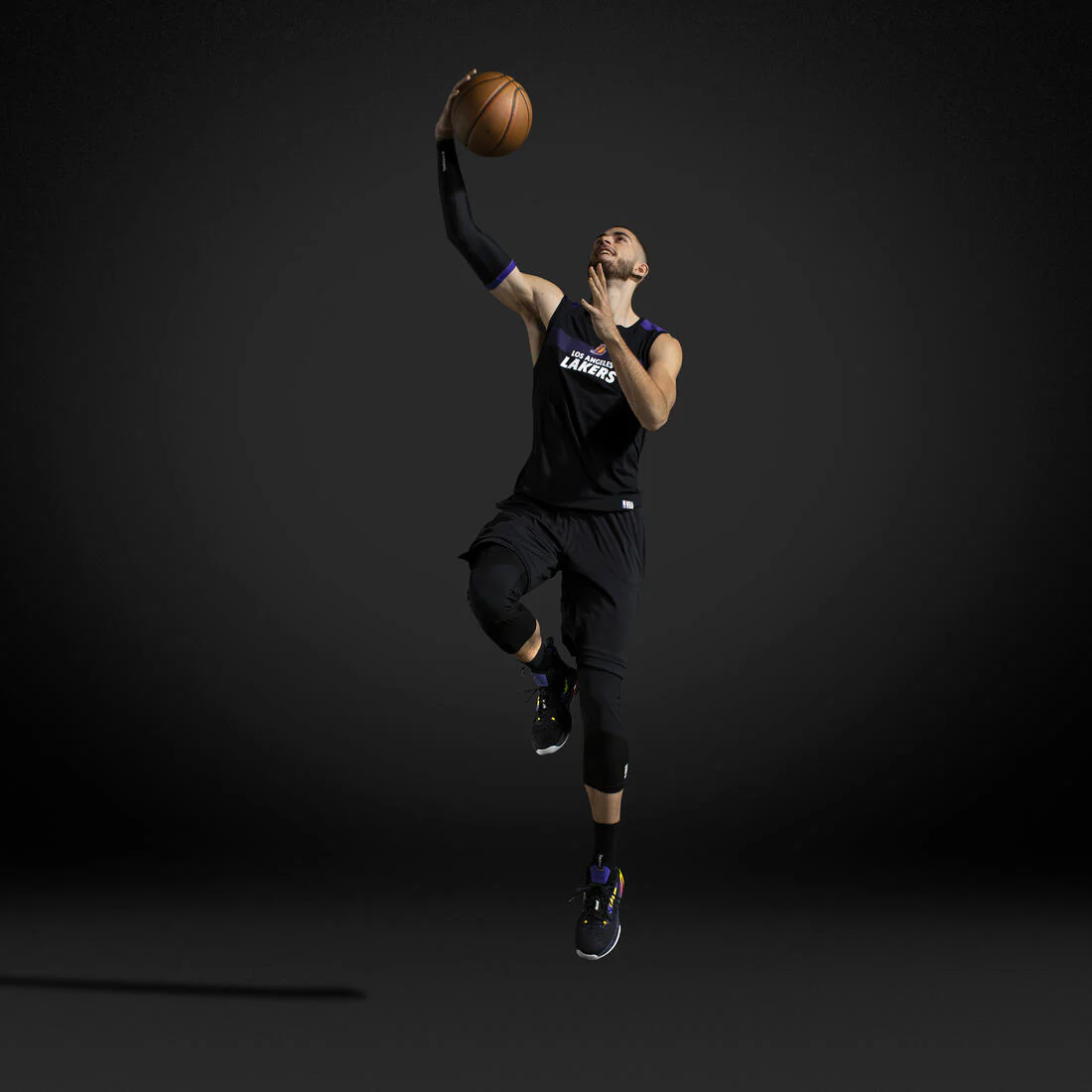Men's/Women's Basketball 3/4 Leggings 500 - NBA Los Angeles Lakers - Image 12