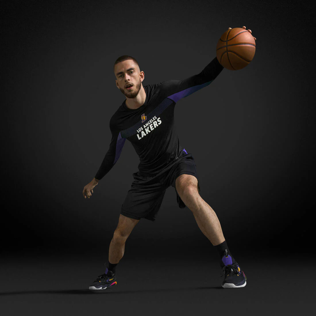 Men's/Women's Basketball Base Layer Jersey UT500 - NBA Los Angeles Lakers - Image 10