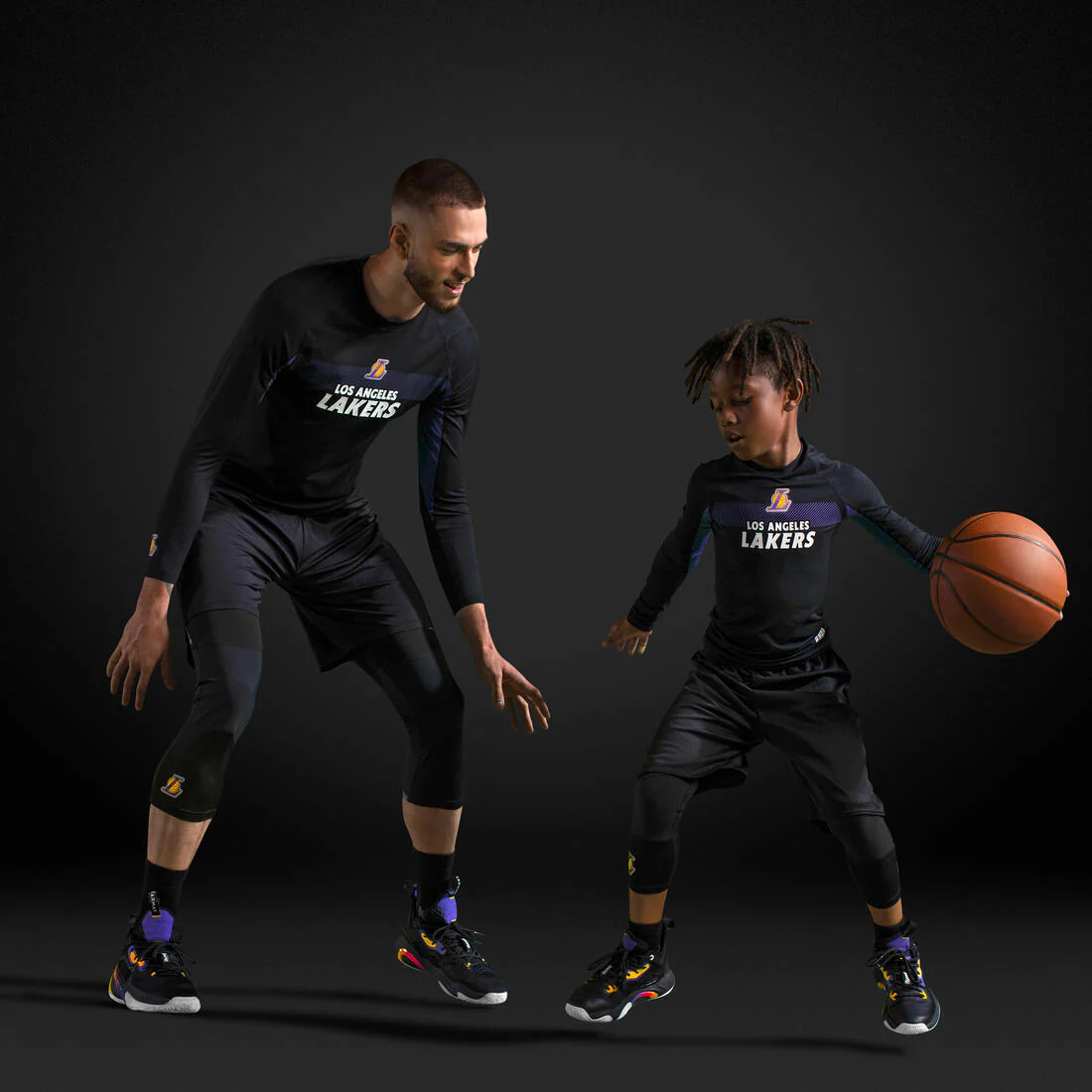 Men's/Women's Basketball Base Layer Jersey UT500 - NBA Los Angeles Lakers - Image 11