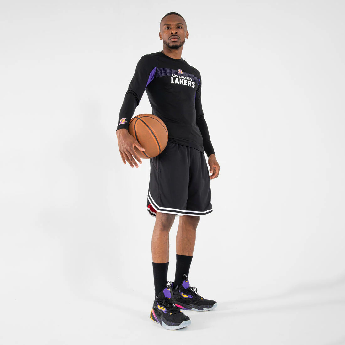 Men's/Women's Basketball Base Layer Jersey UT500 - NBA Los Angeles Lakers - Image 6