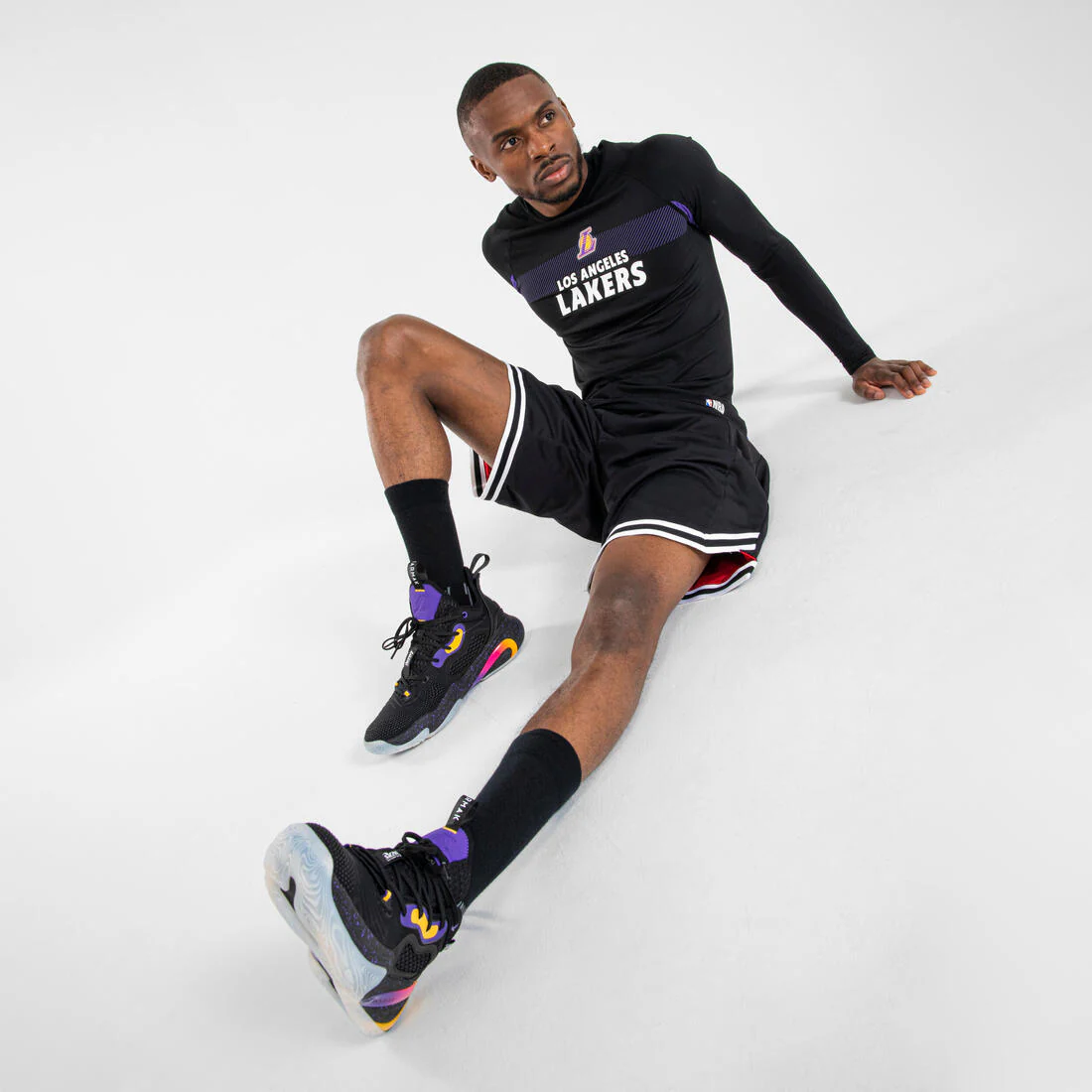 Men's/Women's Basketball Base Layer Jersey UT500 - NBA Los Angeles Lakers - Image 8