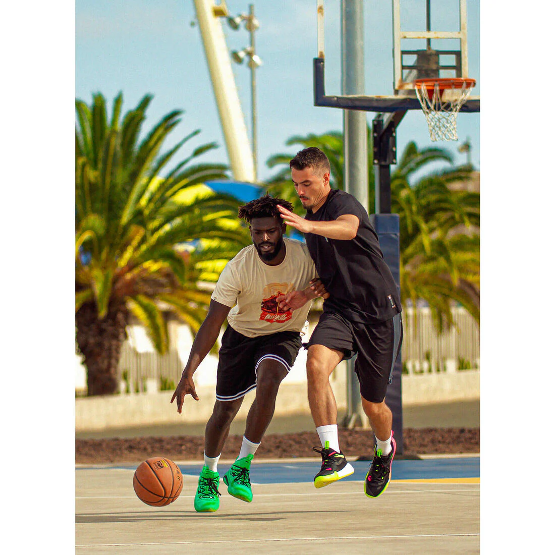 Men's/Women's Basketball Shorts SH500 - Black - Image 11