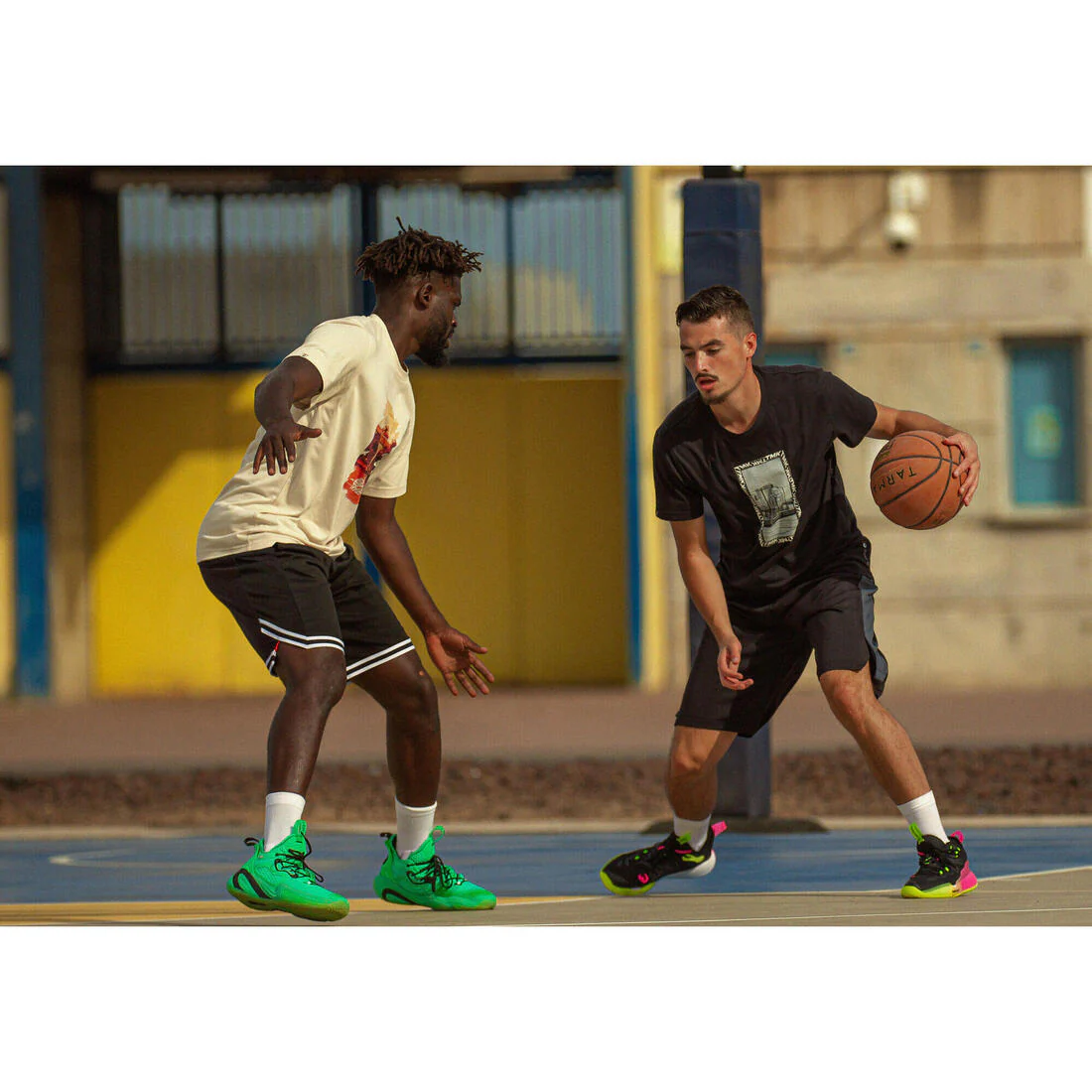 Men's/Women's Basketball Shorts SH500 - Black - Image 8
