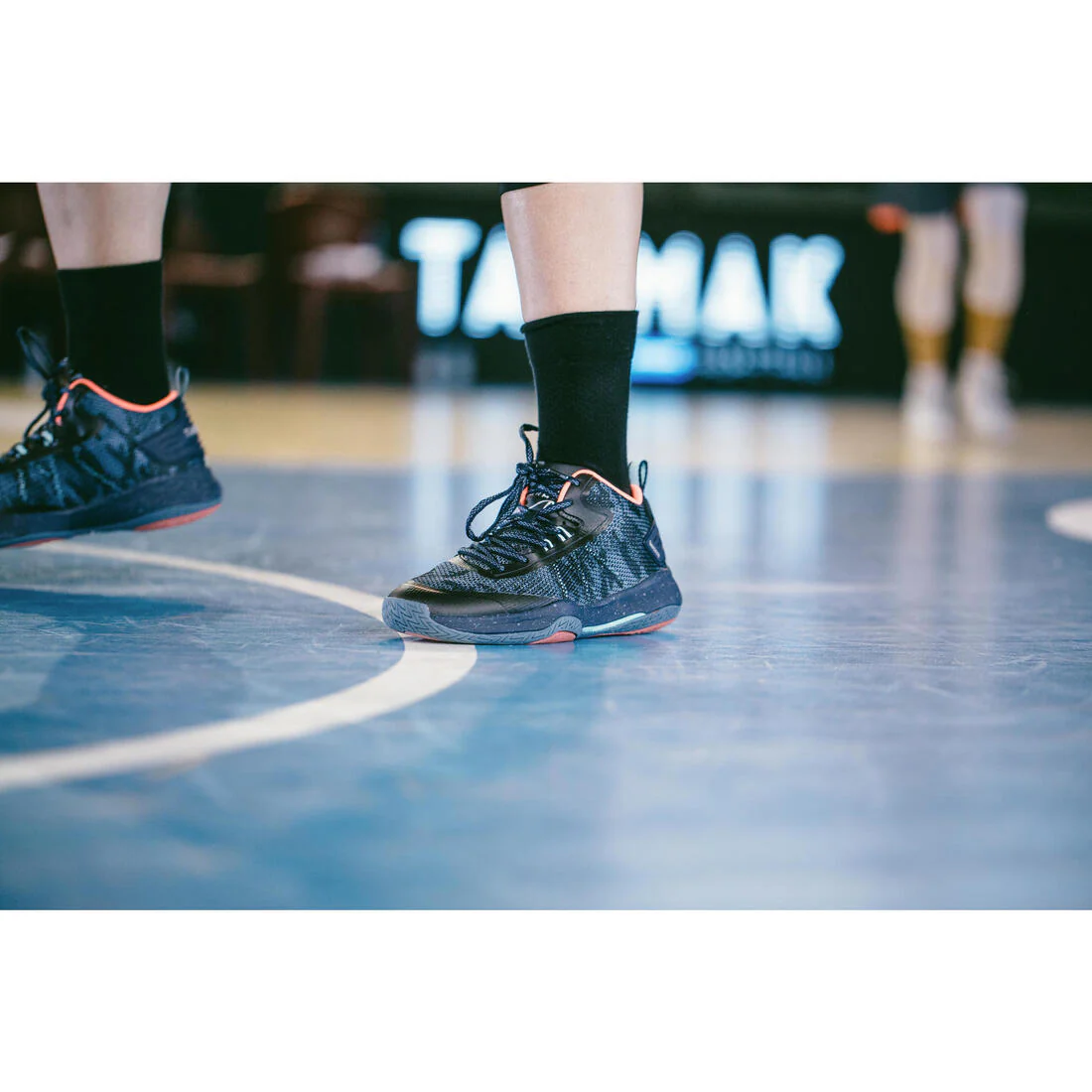 Men's/Women's Mid Basketball Socks SO500 Twin-Pack - Image 17