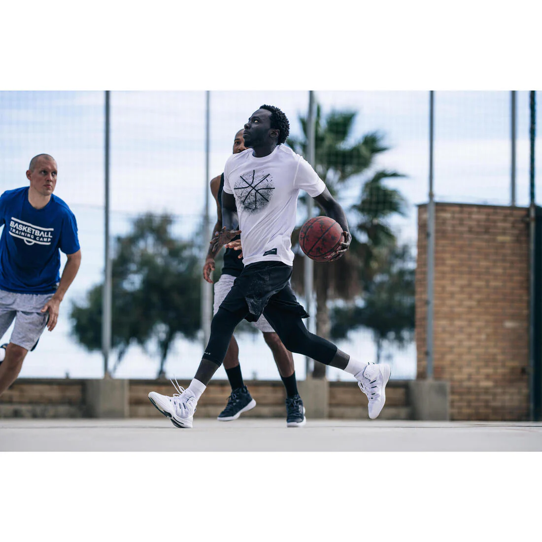 Men's/Women's Mid Basketball Socks SO500 Twin-Pack - Image 18