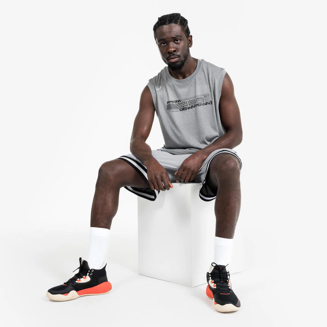 Men's/Women's Sleeveless Basketball Jersey TS500 - Image 13