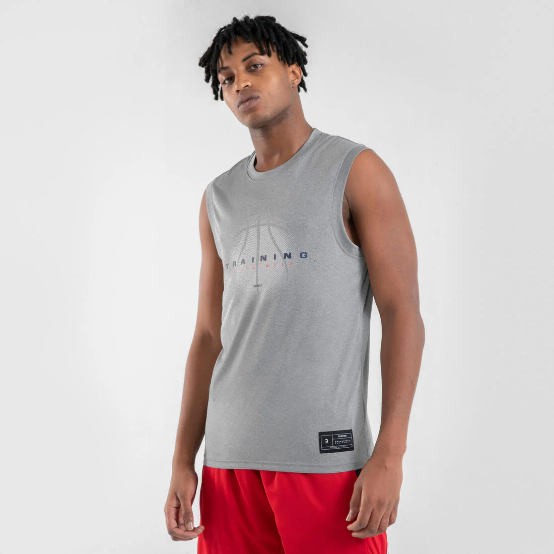 Men's/Women's Sleeveless Basketball Jersey TS500 - Image 3