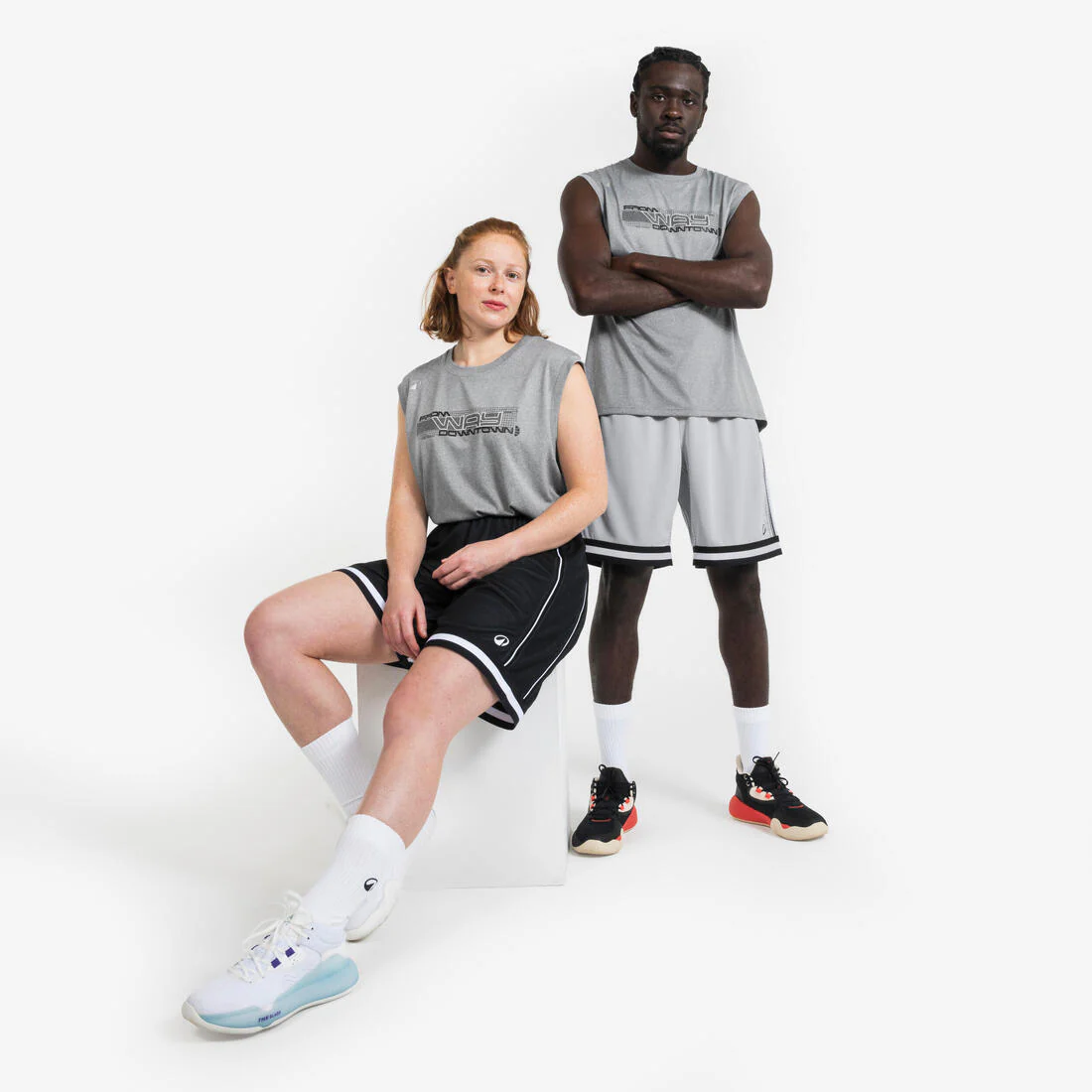 Men's/Women's Sleeveless Basketball Jersey TS500 - Image 5