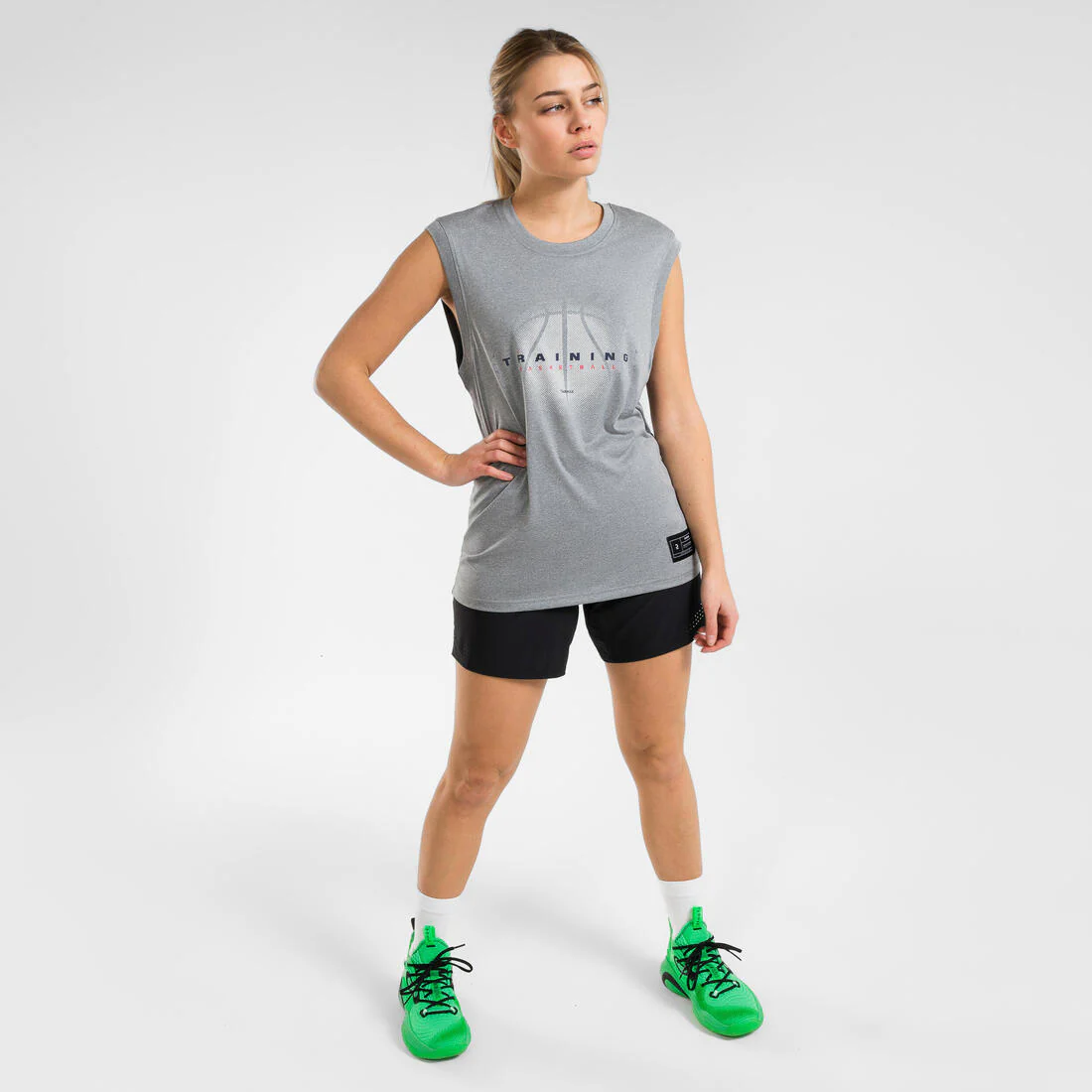 Men's/Women's Sleeveless Basketball Jersey TS500 - Image 6