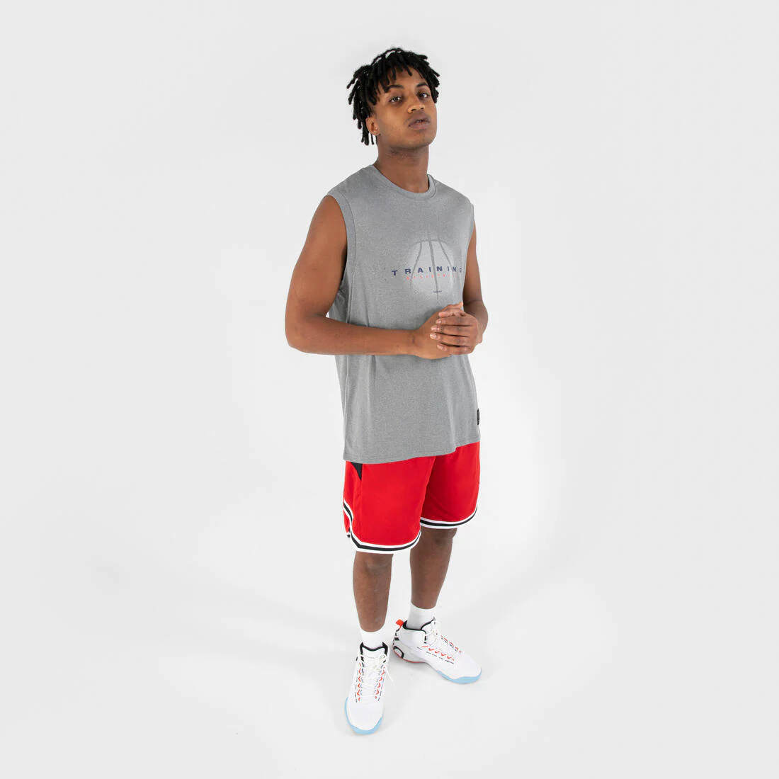 Men's/Women's Sleeveless Basketball Jersey TS500 - Image 7