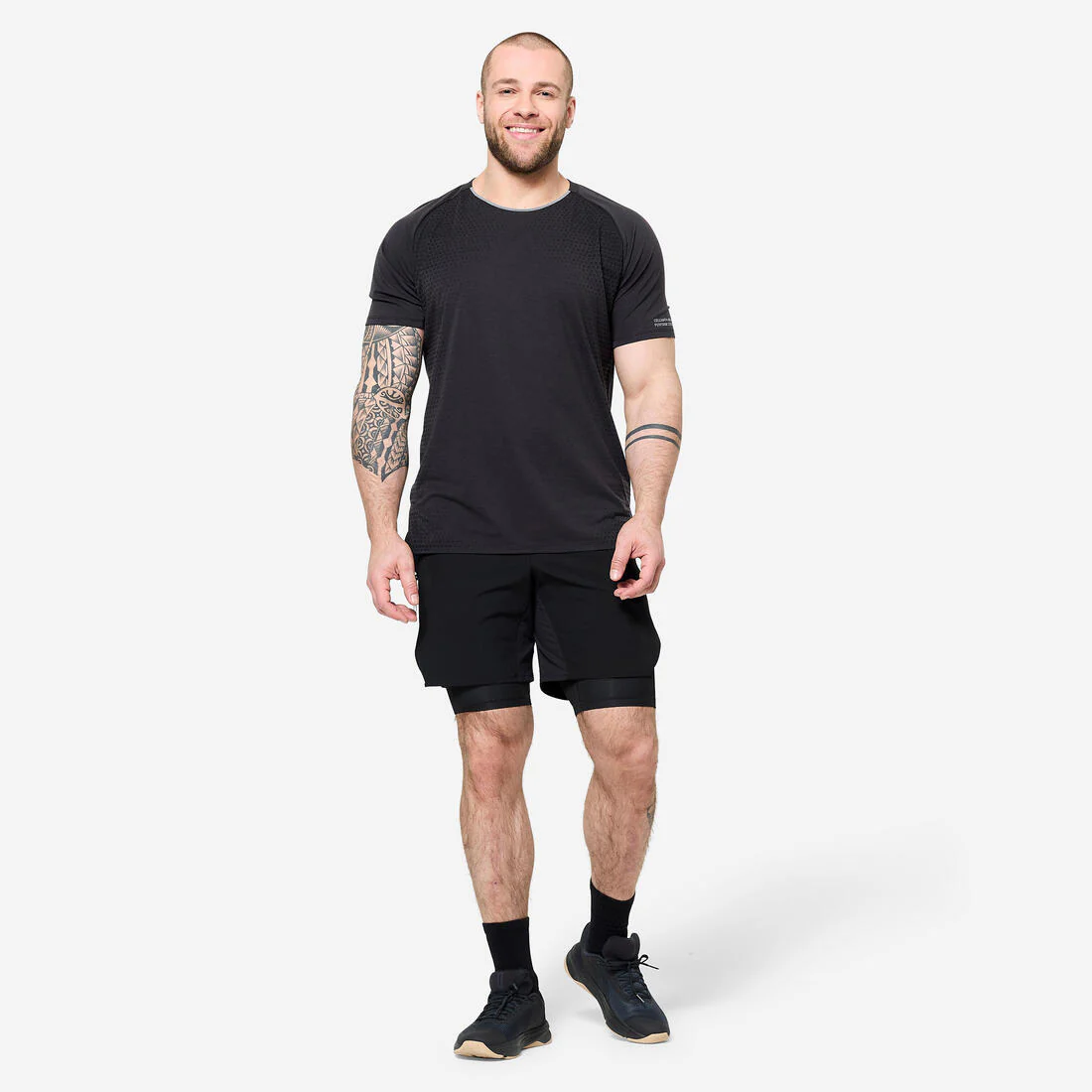 Men's Cross Training Breathable Short-Sleeved Performance T-Shirt - Image 2