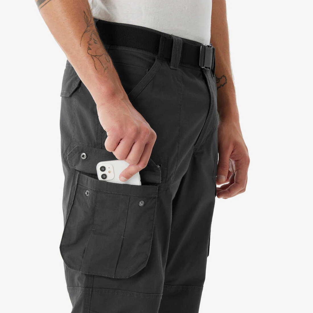 Men's Hiking Pants NH500 Cargo - Image 9