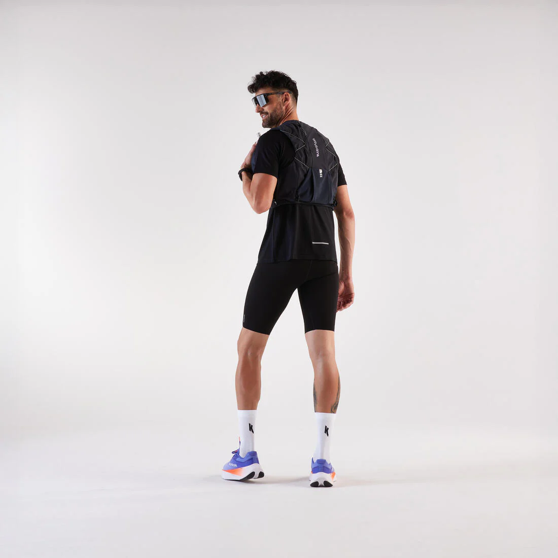 Men's Running Tight Shorts - black - Image 2