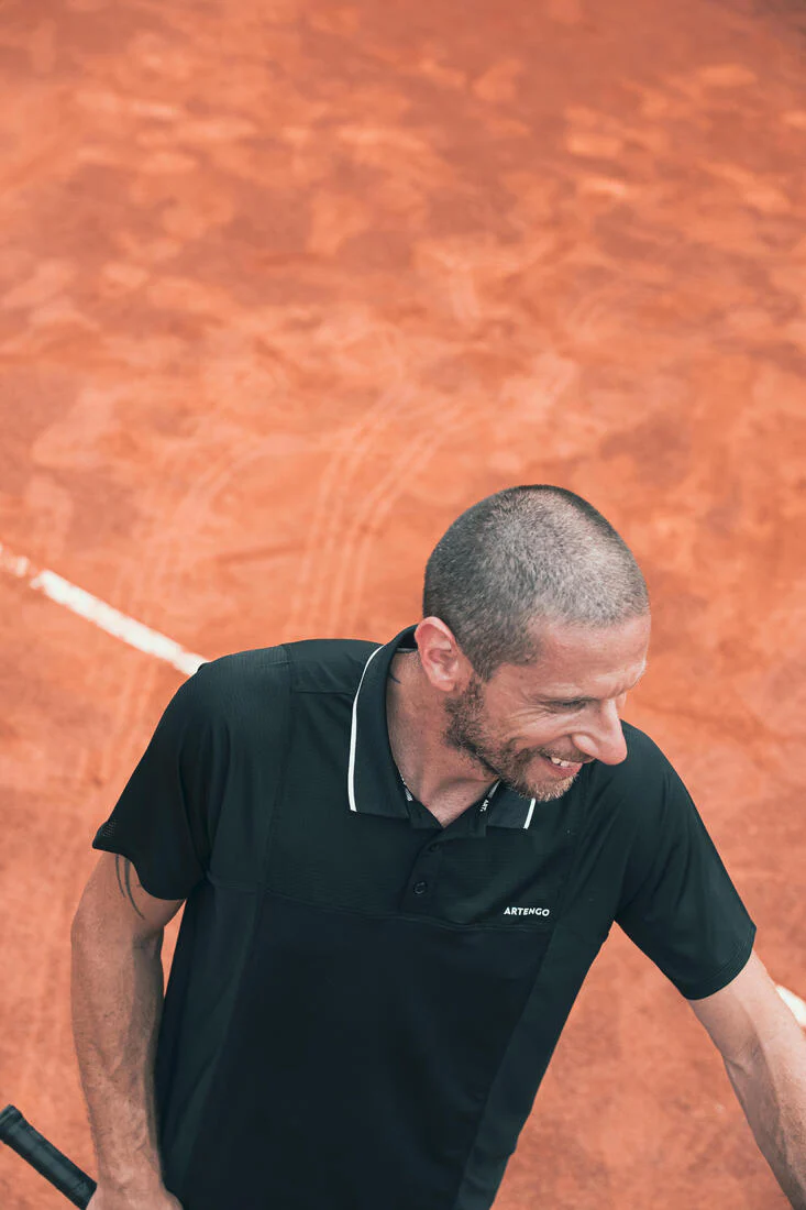 Men's Short-Sleeved Tennis Polo Shirt Dry - Image 8