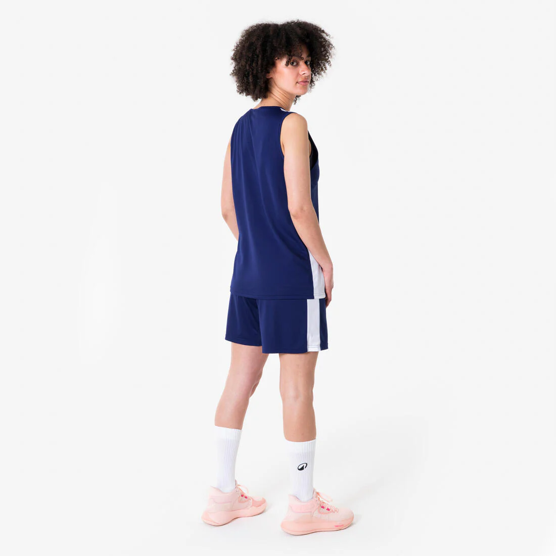 Men's/Women's Basketball Shorts 100 - Navy - Image 4