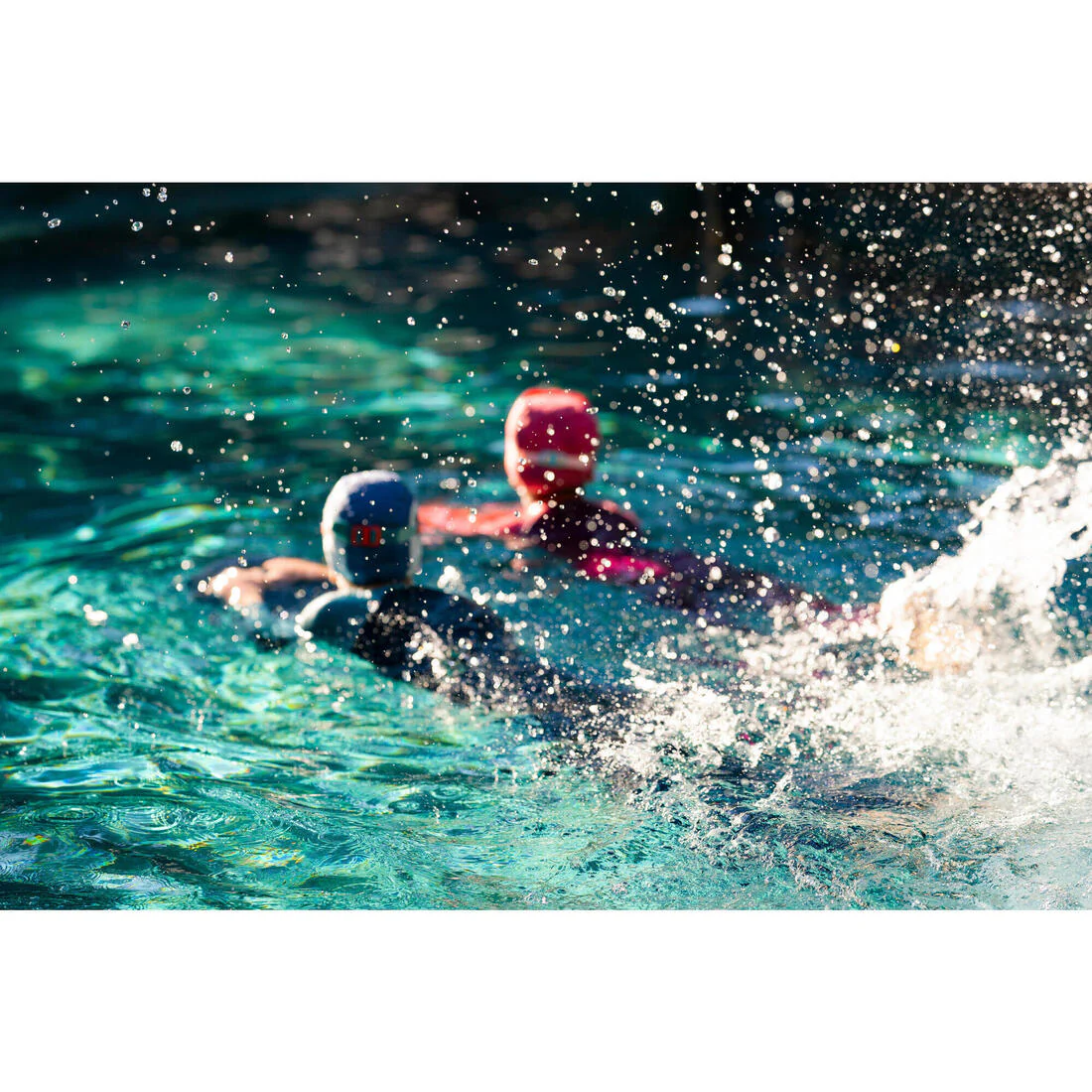 Mesh swimming cap - Plain fabric - Size S - Image 12