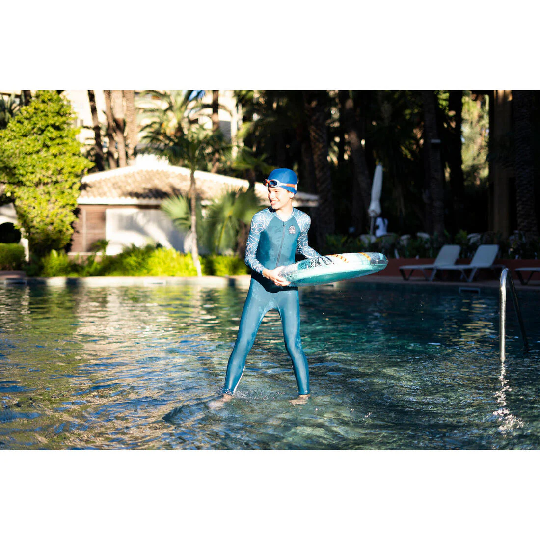 Mesh swimming cap - Plain fabric - Size S - Image 13