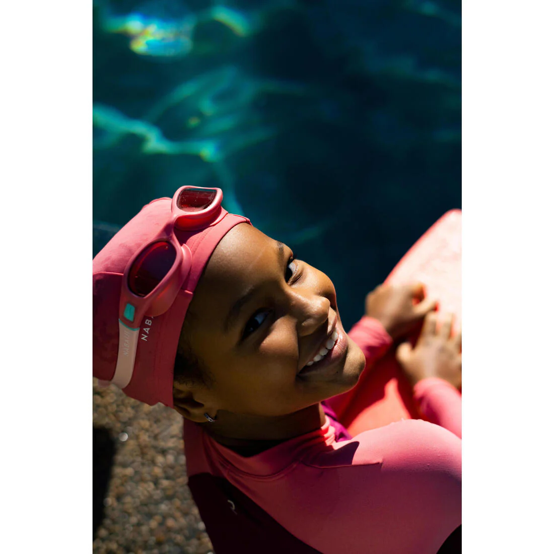 Mesh swimming cap - Plain fabric - Size S - Image 26