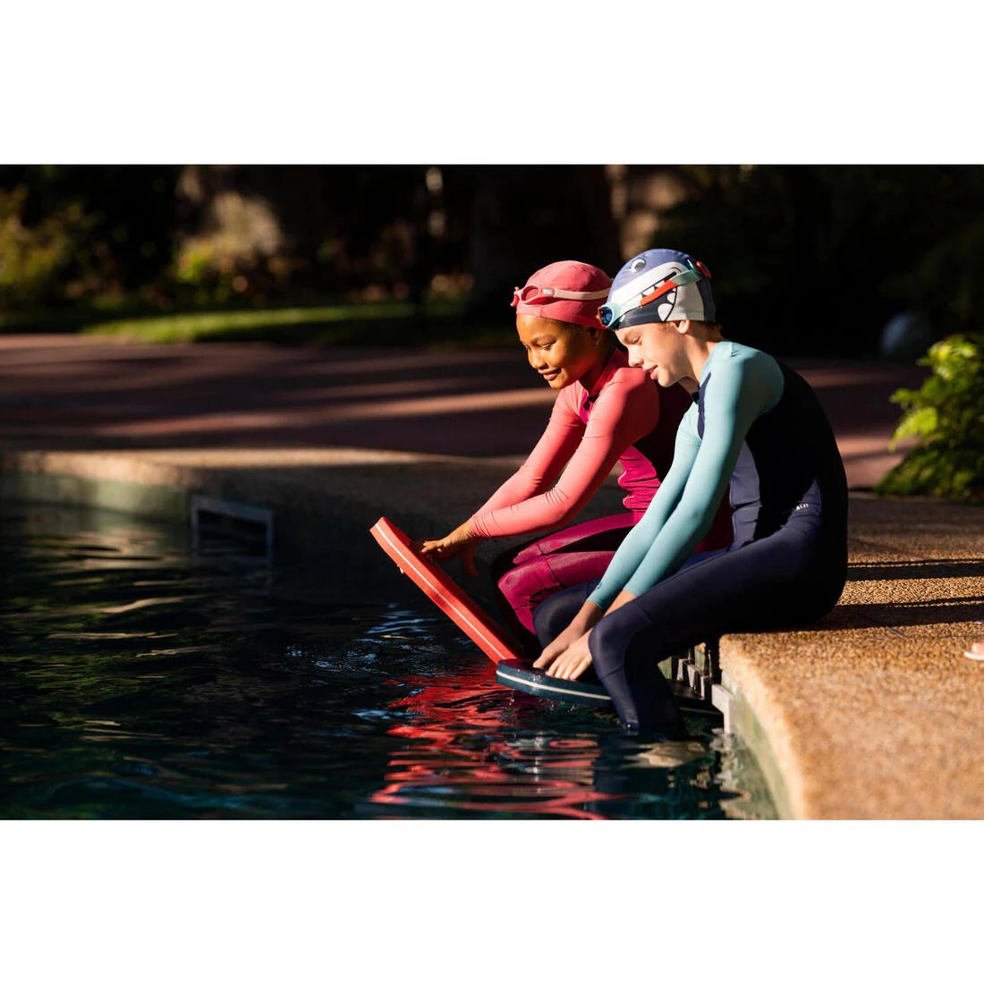 Mesh swimming cap - Plain fabric - Size S - Image 9