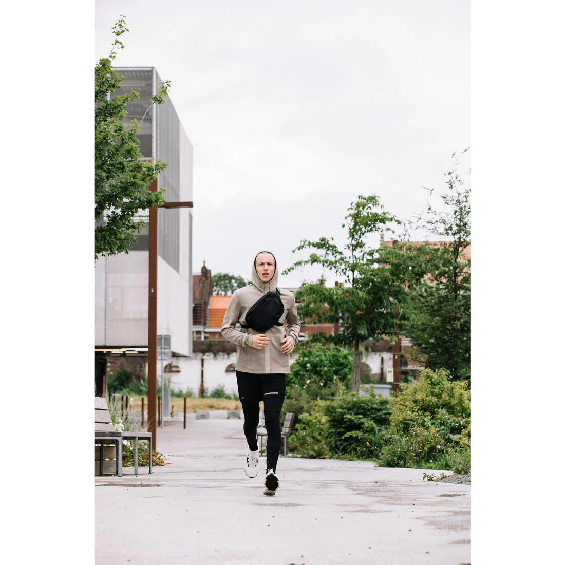 Messenger Waist Bag Urban Walking Active Mobility - Black - Image 10