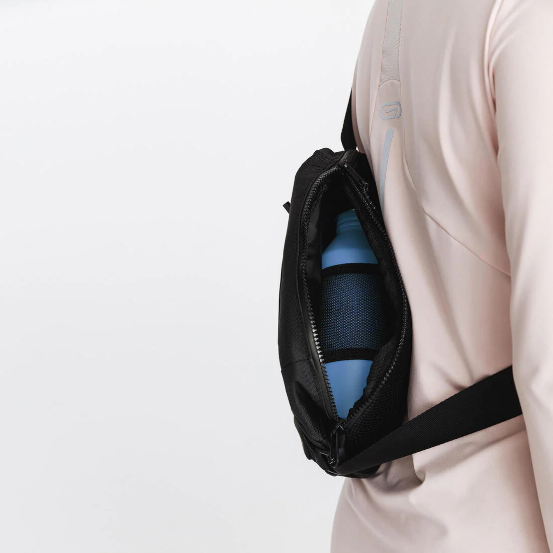 Messenger Waist Bag Urban Walking Active Mobility - Black - Image 4