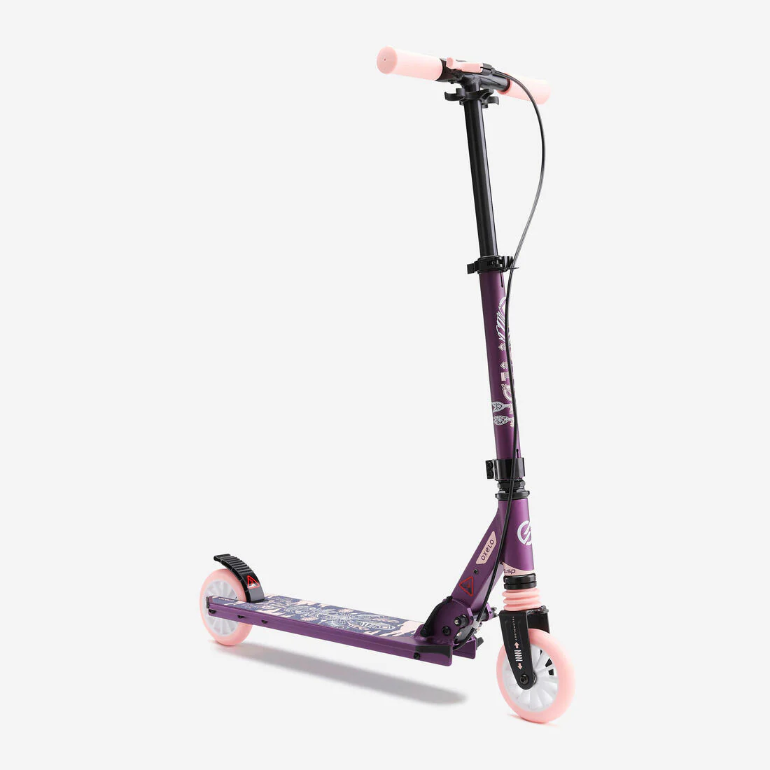 Mid 5 Kids' Scooter with Handlebar Brake and Suspension