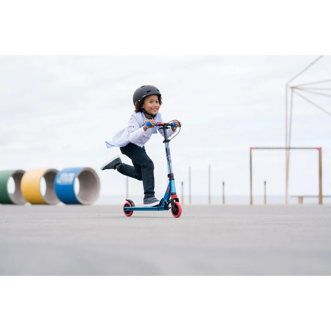 Mid 5 Kids' Scooter with Handlebar Brake and Suspension - Image 19
