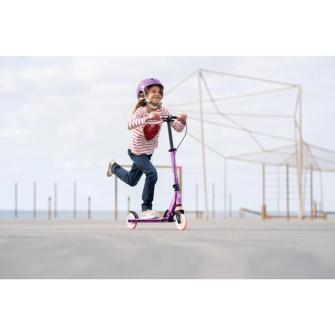 Mid 5 Kids' Scooter with Handlebar Brake and Suspension - Image 20