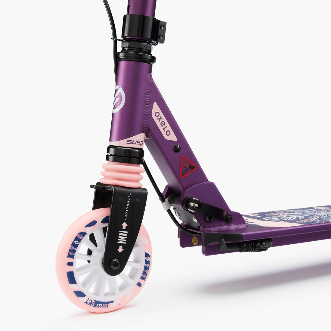 Mid 5 Kids' Scooter with Handlebar Brake and Suspension - Image 7