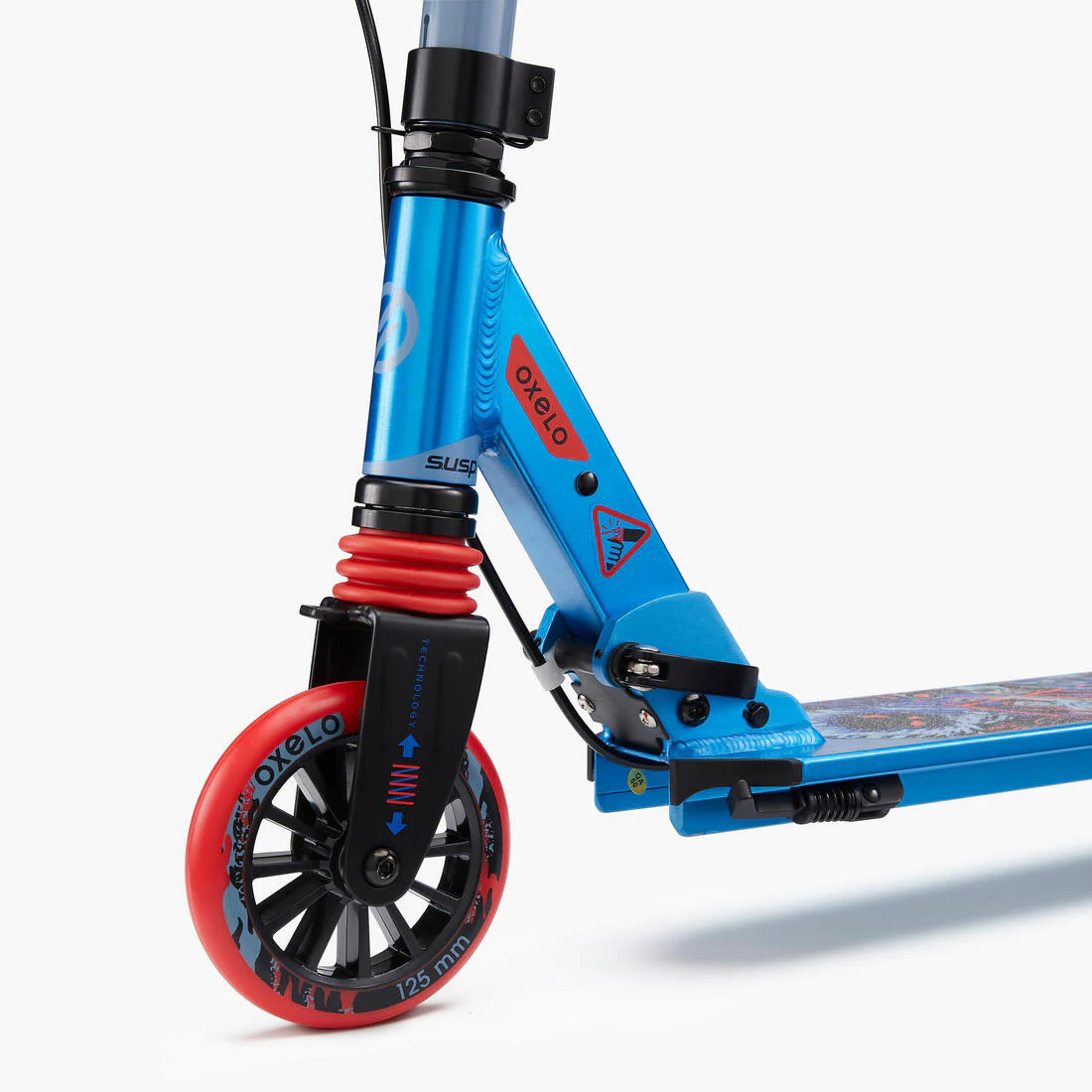 Mid 5 Kids' Scooter with Handlebar Brake and Suspension - Image 8