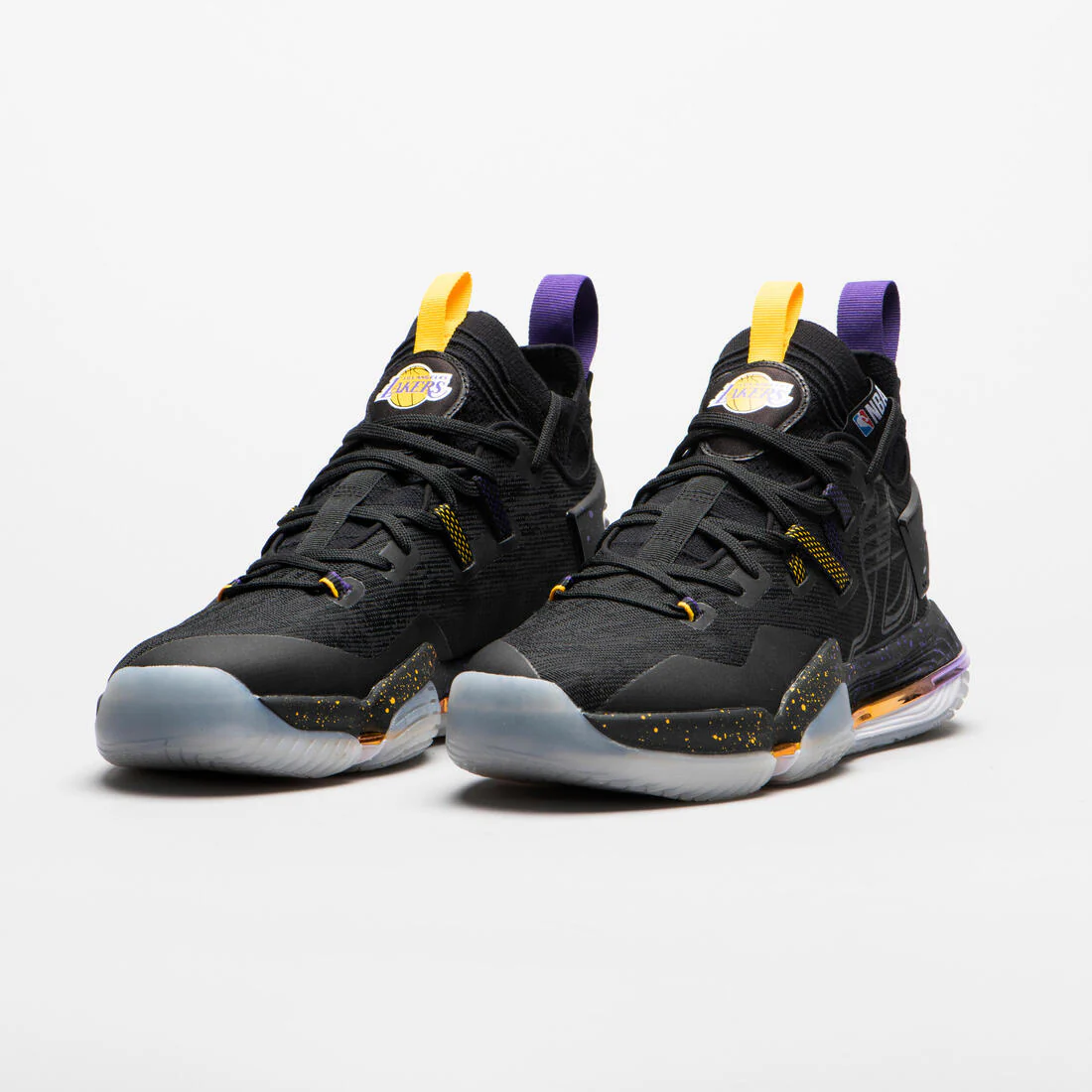 Mid-Rise Basketball Shoes SE900 - Black/NBA Los Angeles Lakers - Image 2