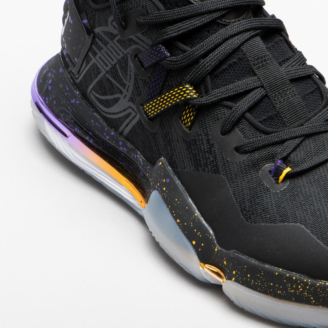 Mid-Rise Basketball Shoes SE900 - Black/NBA Los Angeles Lakers - Image 4