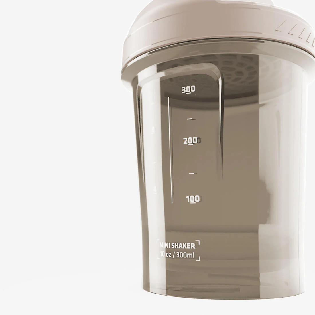 Mini shaker with sieve 300 ml - Beige - Image 2