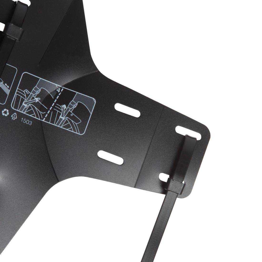 Mountain Bike Front Mudguard - Black - Image 4
