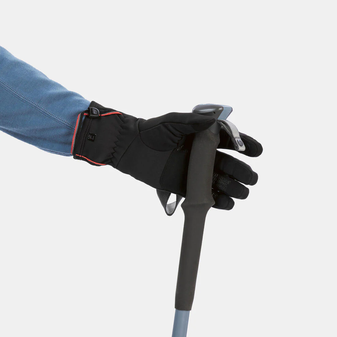Mountain trekking tactile stretch gloves - MT500 - black - Image 7