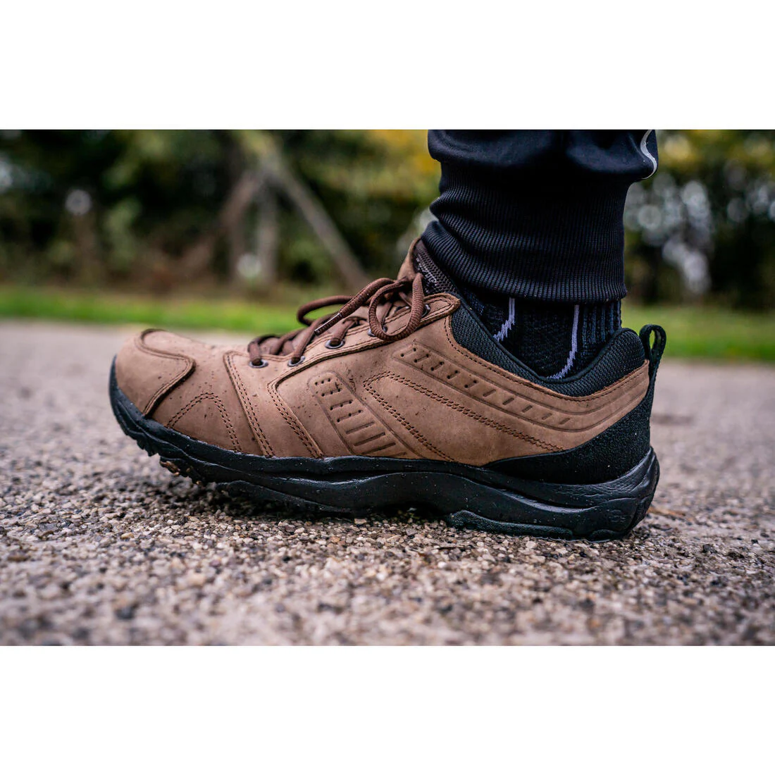 Nakuru Comfort Men's Urban Walking Leather Shoes - brown - Image 10