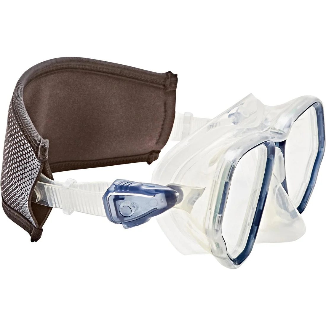 Neoprene over-strap for diving masks black/blue - Image 2
