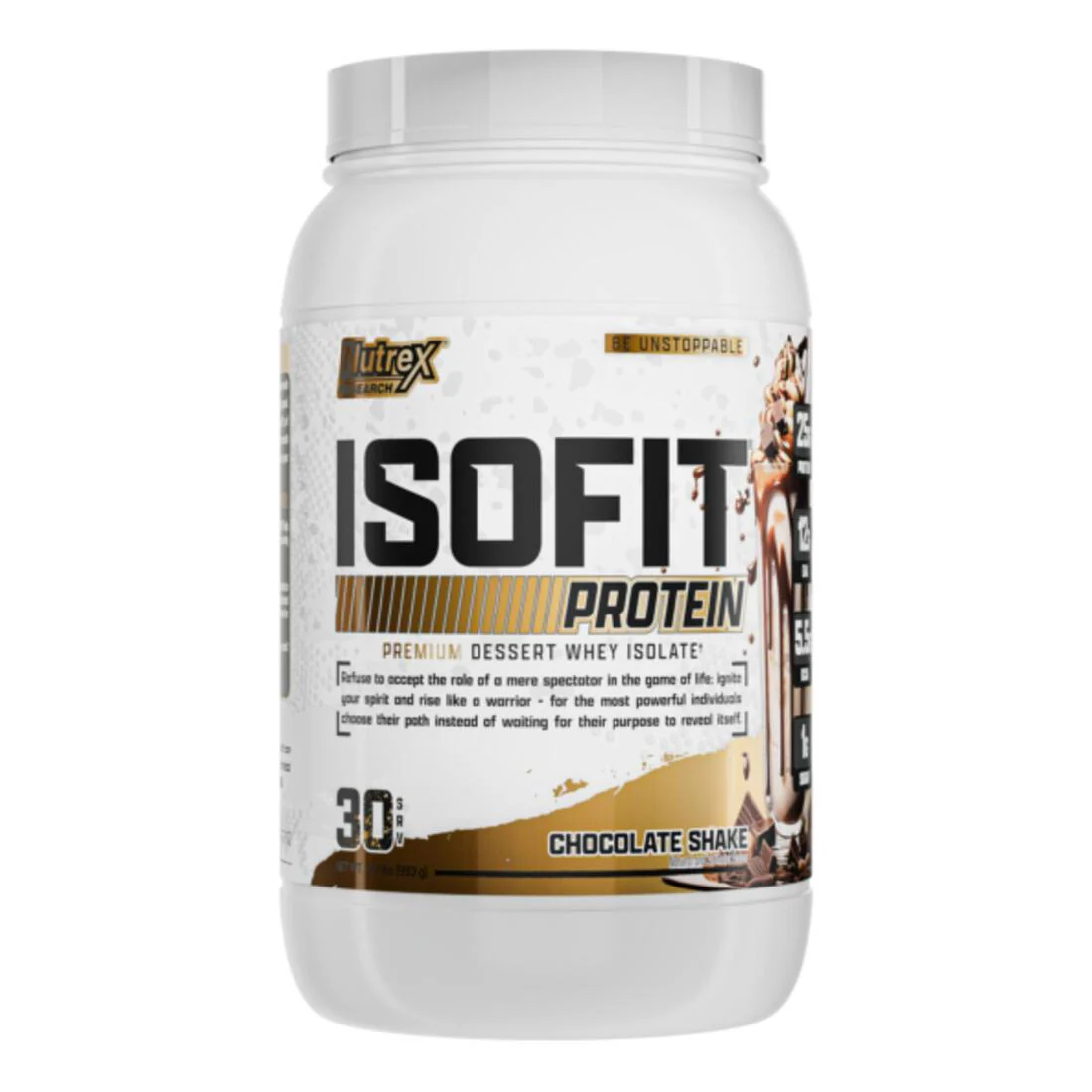 Nutrex Research IsoFit® Protein Chocolate Shake 2.19 lb (993 g)