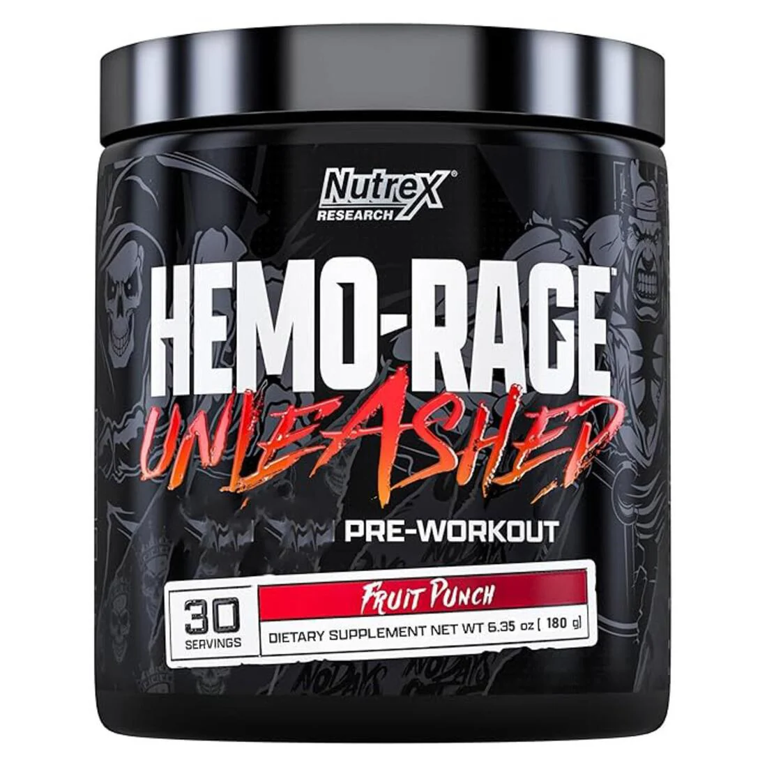Nutrex Unleashed Pre-Workout Lipo 6 Black– Fruit Punch
