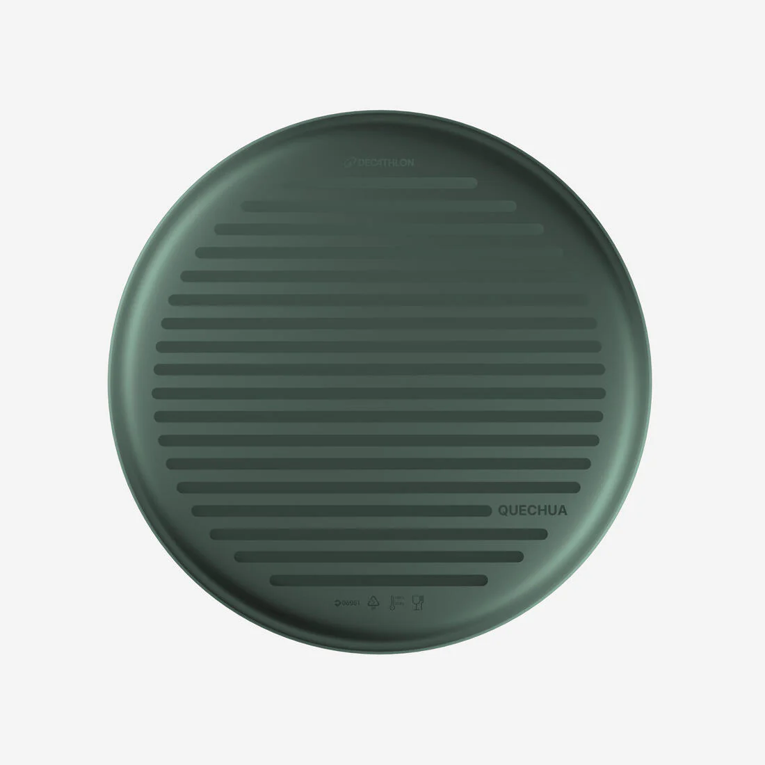 Ø19cm 100 plastic plate for camping and bivouacking - Image 3