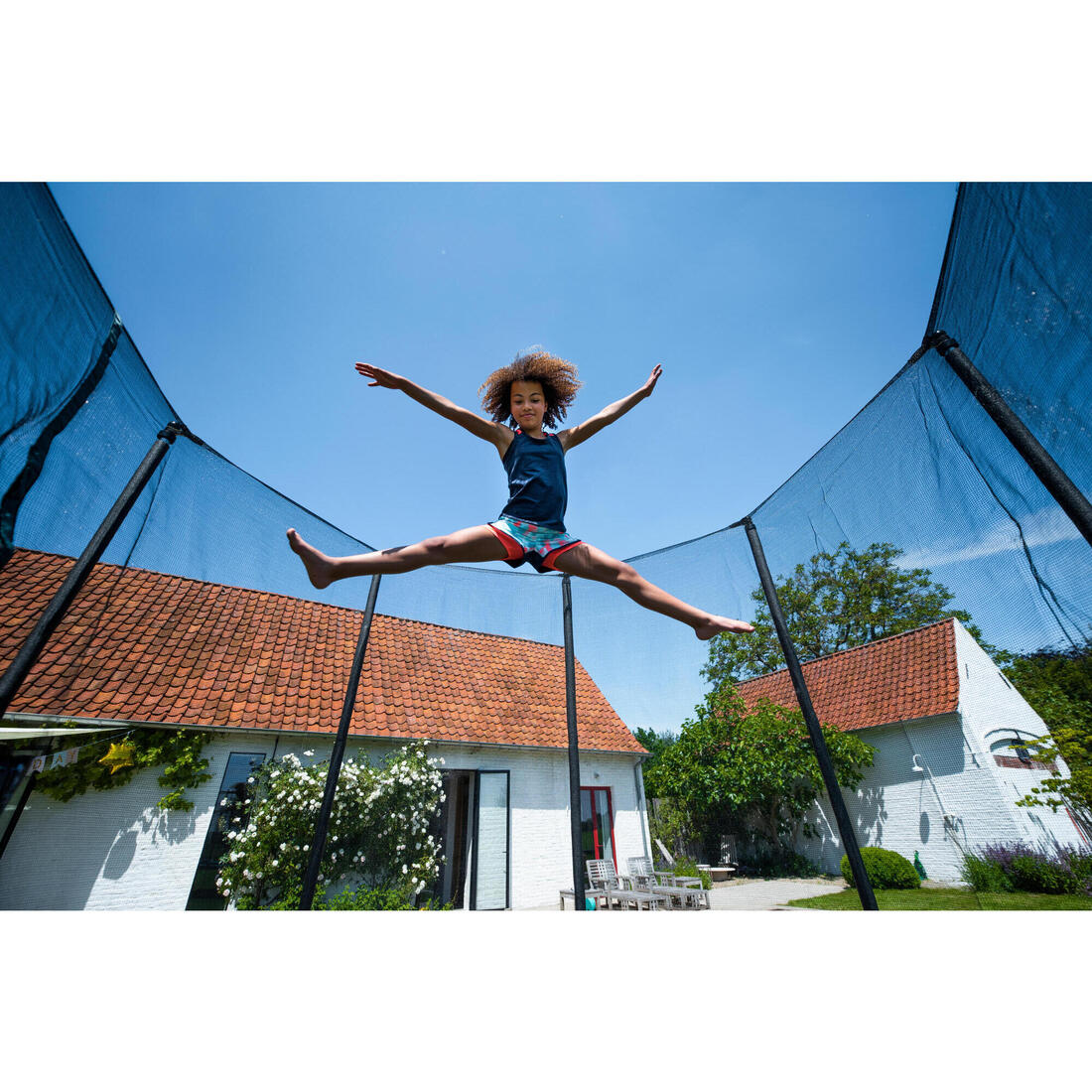 Octagonal Trampoline with Safety Net 300 - Image 12