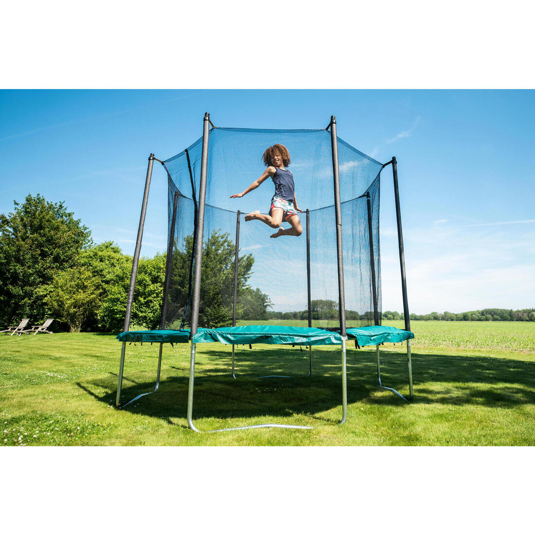 Octagonal Trampoline with Safety Net 300 - Image 9