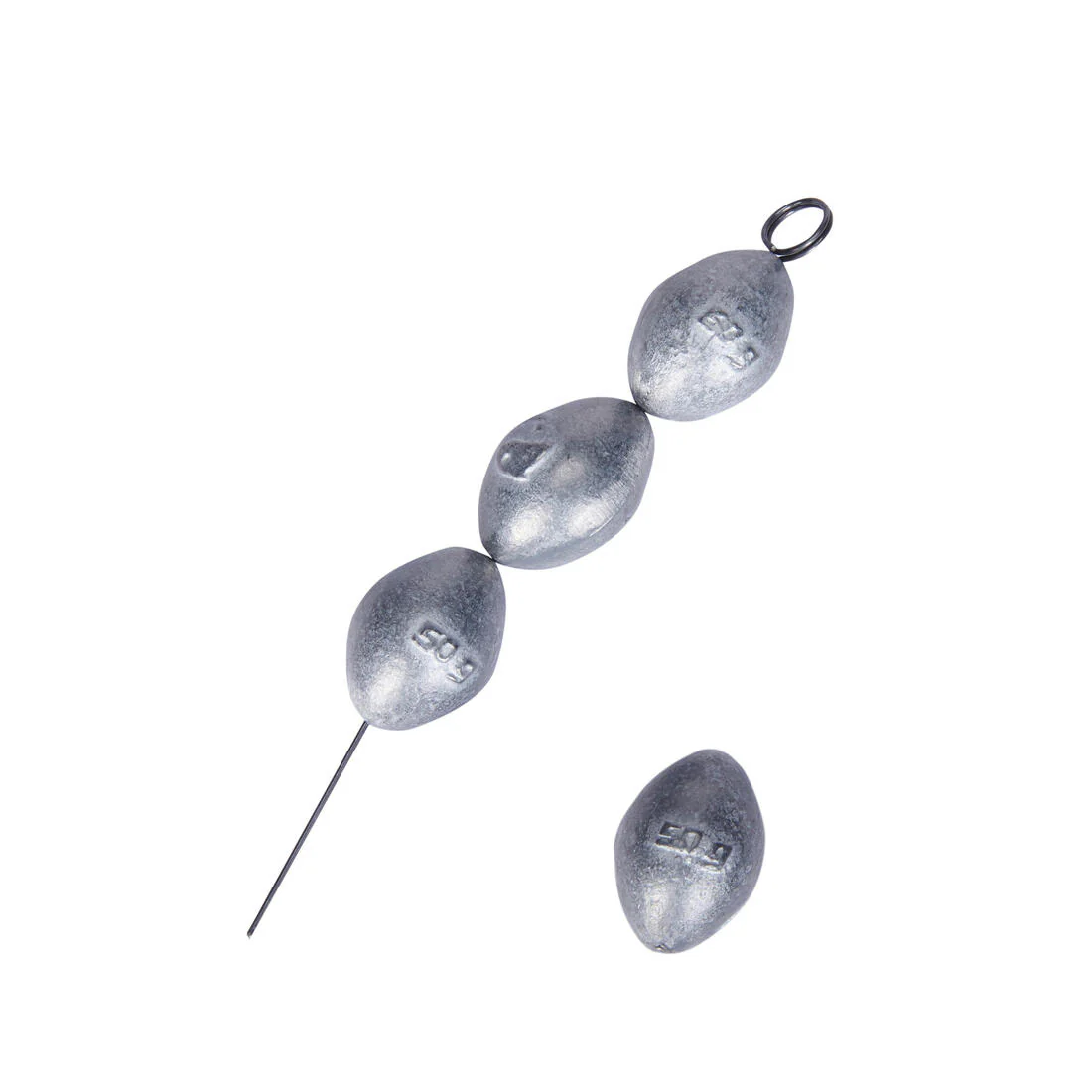 Olive lead-free ledgering weights - Image 9