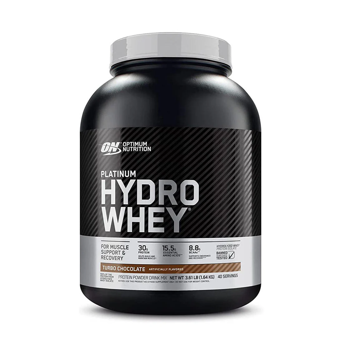optimum hydro whey turbo chocolate flavor 3.6lb